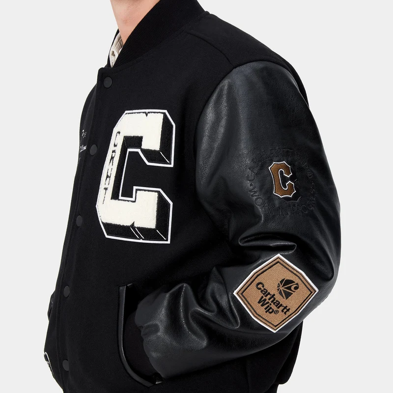 Carhartt WIP Bomberjacke „Brown Ducks“ für Herren - Schwarz