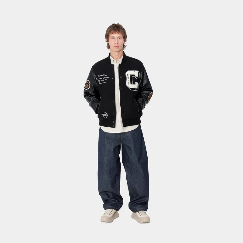 Carhartt WIP Bomberjacke „Brown Ducks“ für Herren - Schwarz