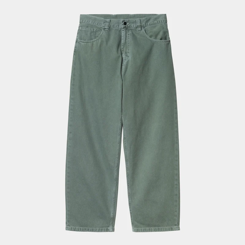 Carhartt WIP Herren Brandon Clark Twill Hose - Silberne Kiefernstein-gefärbt