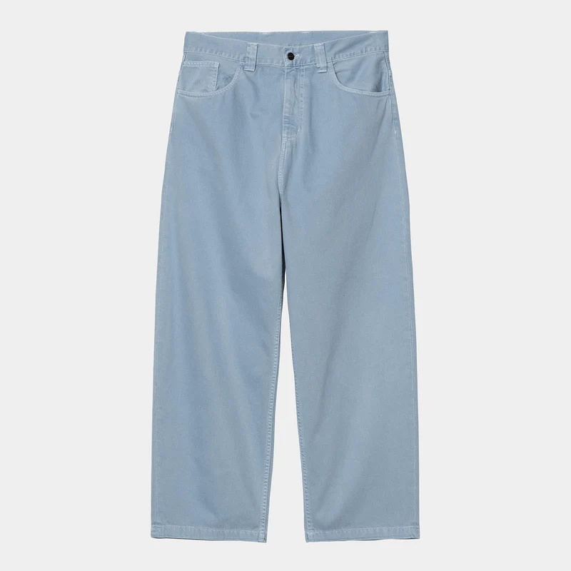 Carhartt WIP Herren Brandon Clark Twill Hose - Icy Water Stone Dyed