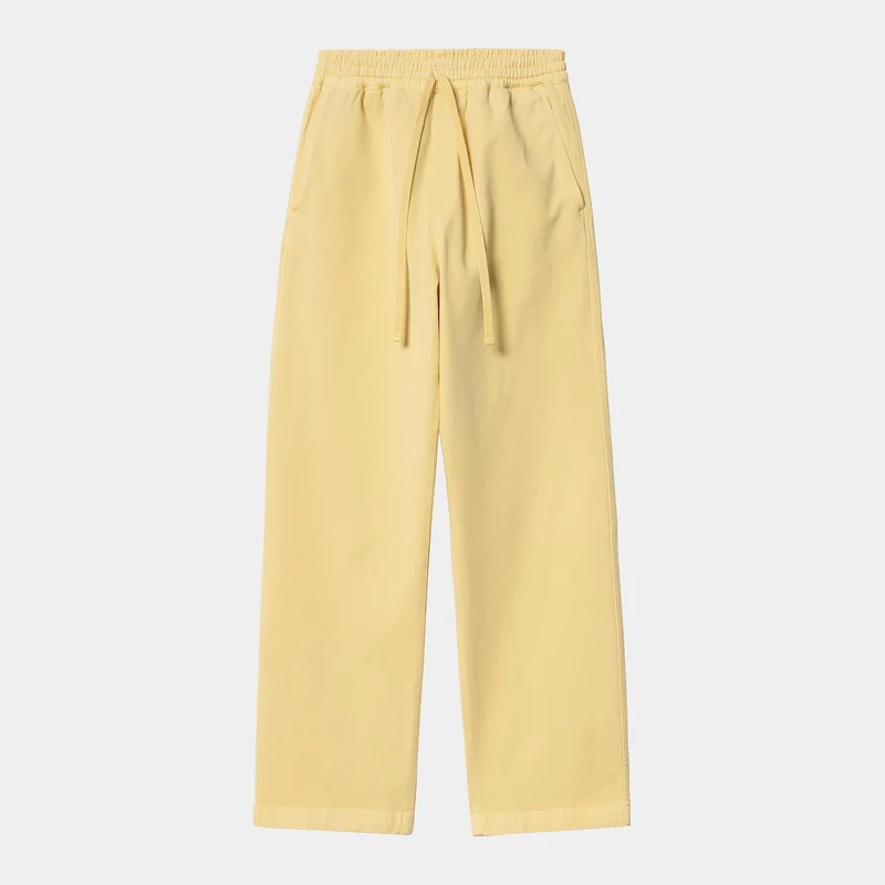 Carhartt WIP Floyde Dewey Stretch-Twill-Hose für Herren – Air Yellow Garment Dyed