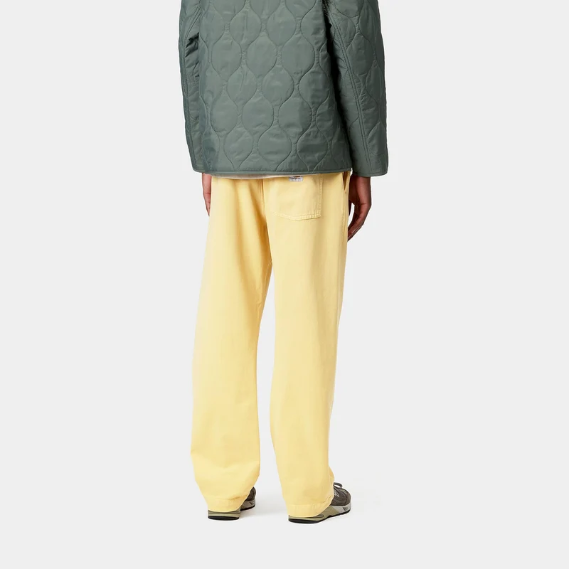 Carhartt WIP Floyde Dewey Stretch-Twill-Hose für Herren – Air Yellow Garment Dyed