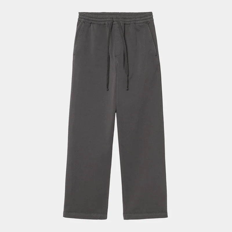 Carhartt WIP Floyde Dewey Stretch-Twill-Hose für Herren – Graphit, Stückgefärbt