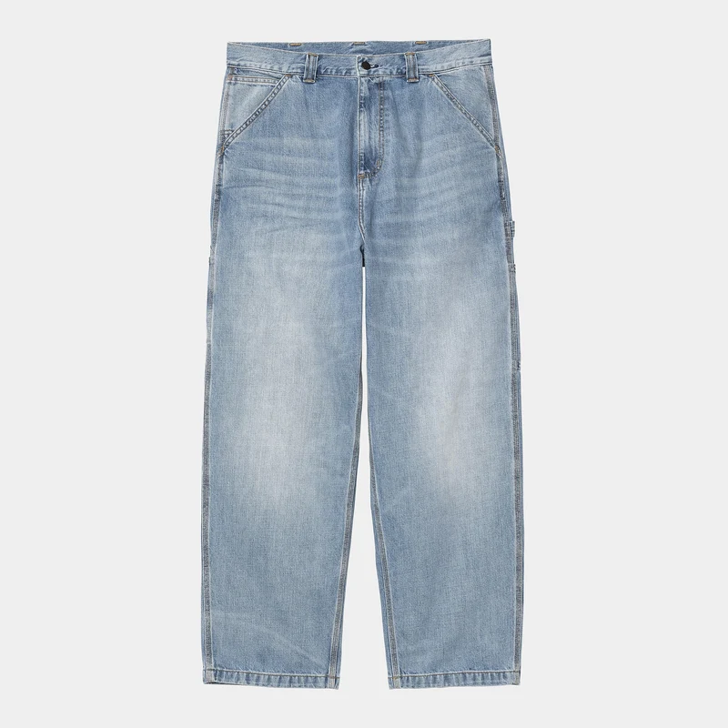 Carhartt WIP Herren OG Single Knee Camano Jeans - Blue Burst Washed