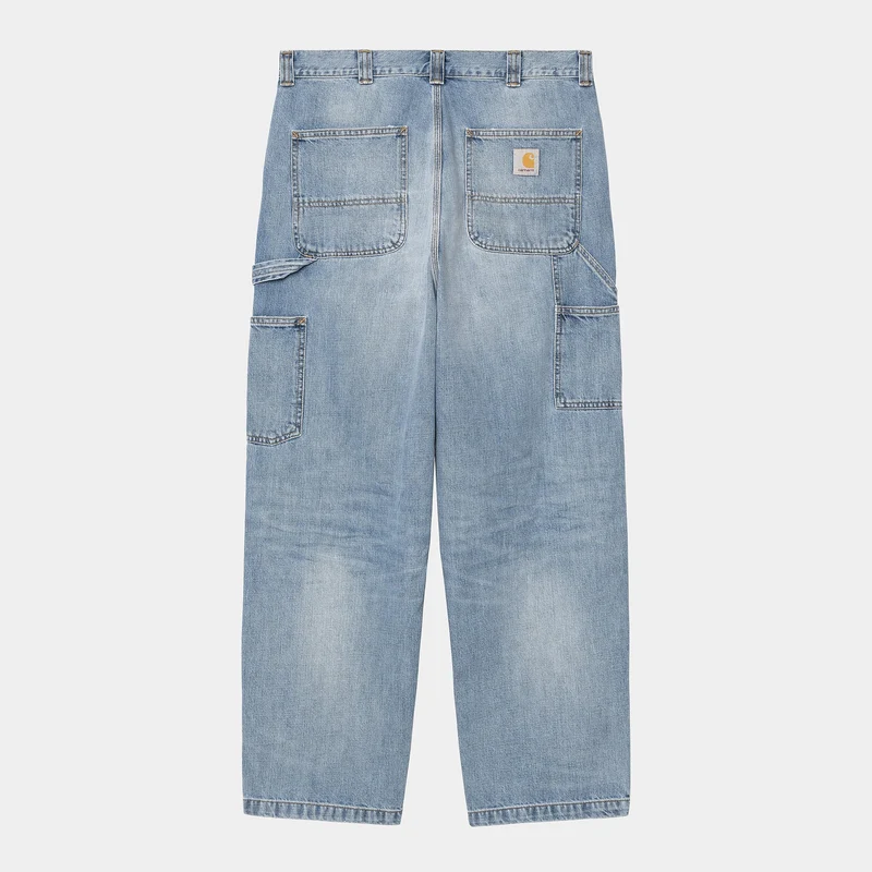 Carhartt WIP Herren OG Single Knee Camano Jeans - Blue Burst Washed