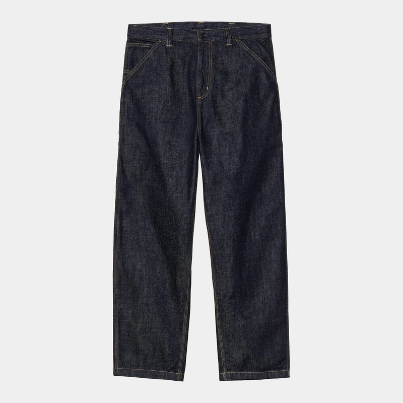 Carhartt WIP Herren OG Single Knee Camano Jeanshose - Blau gewaschen