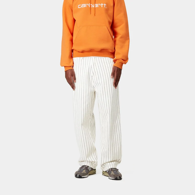 Carhartt WIP Herren OG Single Knee Hose - Seaton Stripe Wax