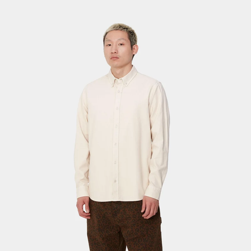 Carhartt WIP Herren Bolton Hemd - Moonbeam