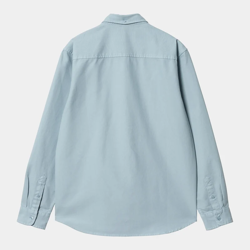 Carhartt WIP Herrenhemd Bolton - Frosted Blue