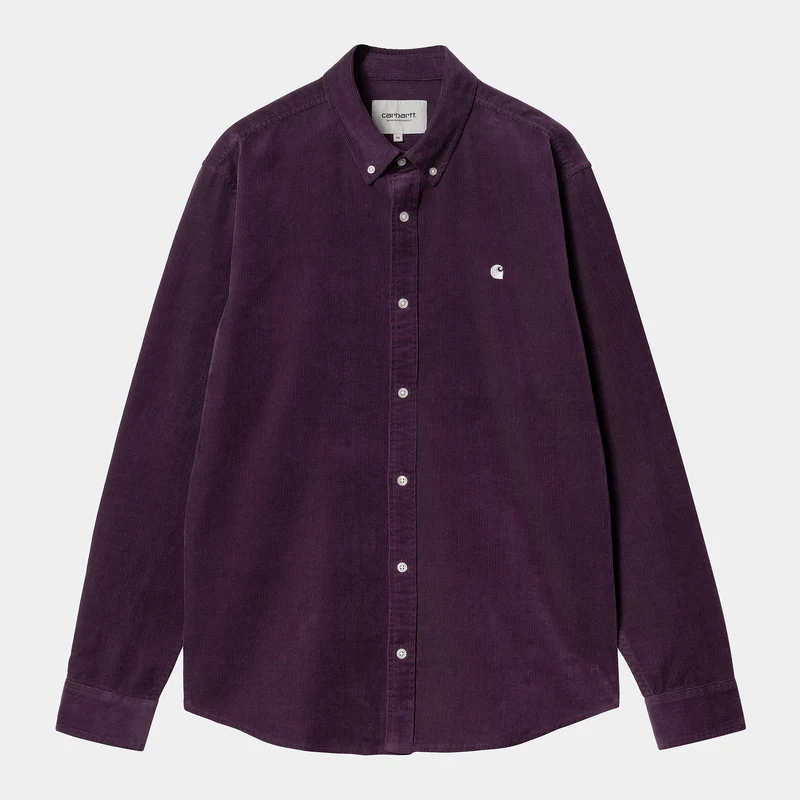 Carhartt WIP Herren Madison Feincordhemd - Huckleberry