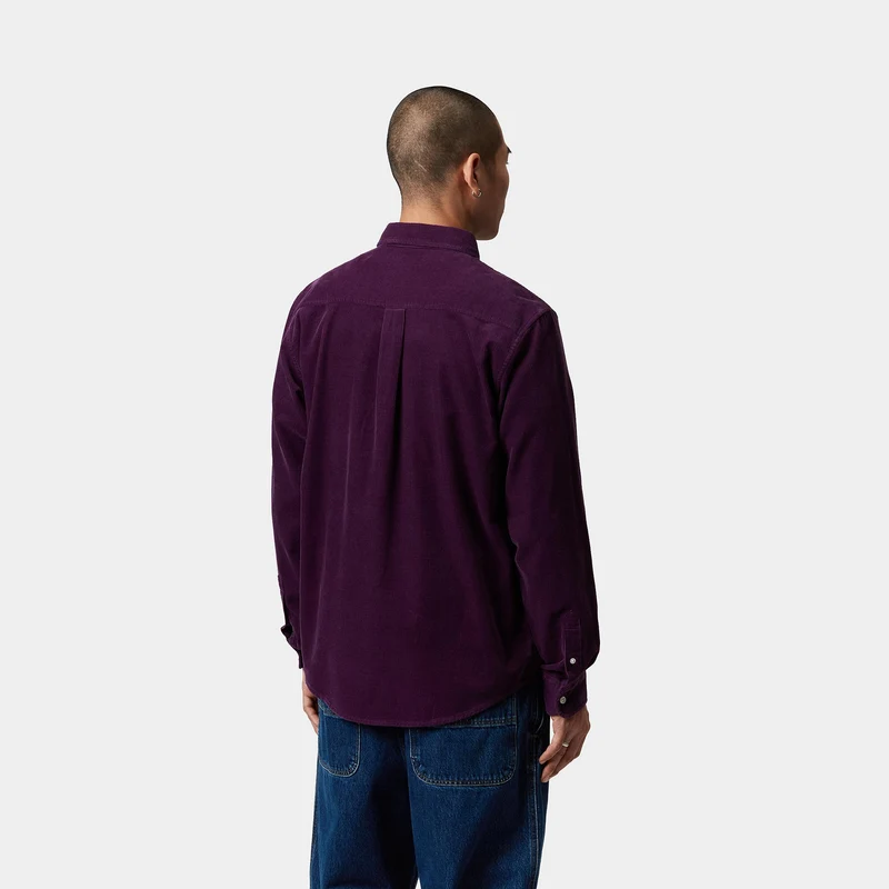 Carhartt WIP Herren Madison Feincordhemd - Huckleberry