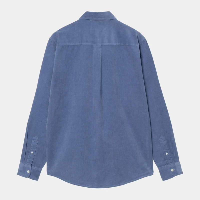 Carhartt WIP Herren Madison Feincordhemd - Blue Iris