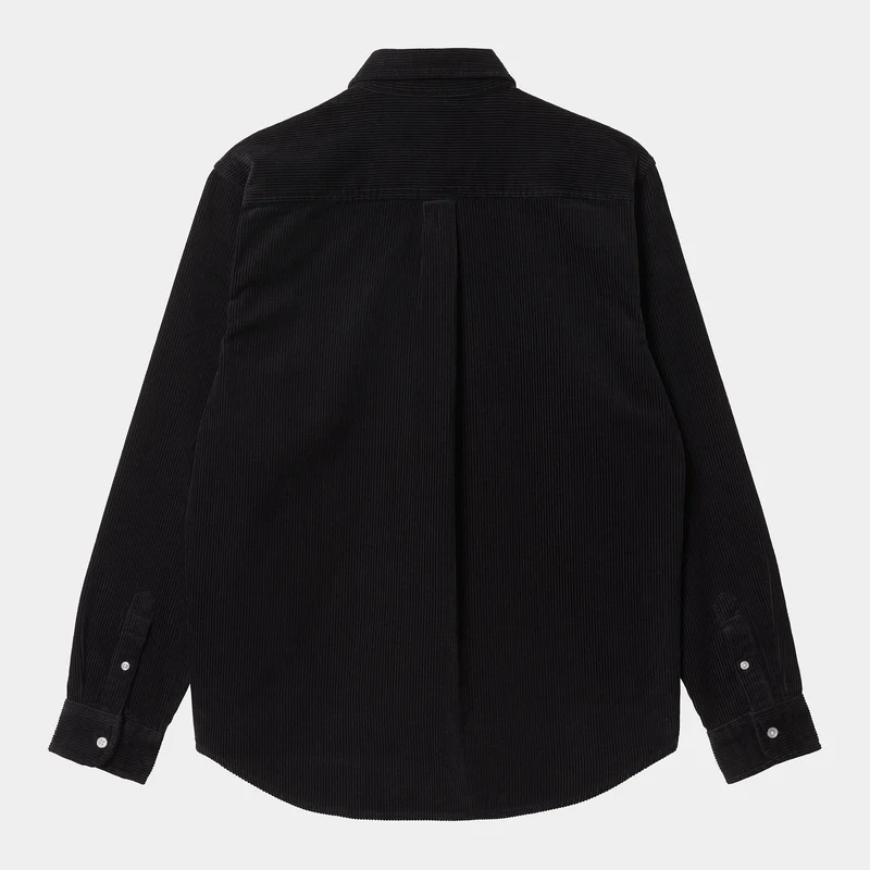 Carhartt WIP Herren Madison Feincordhemd - Schwarz