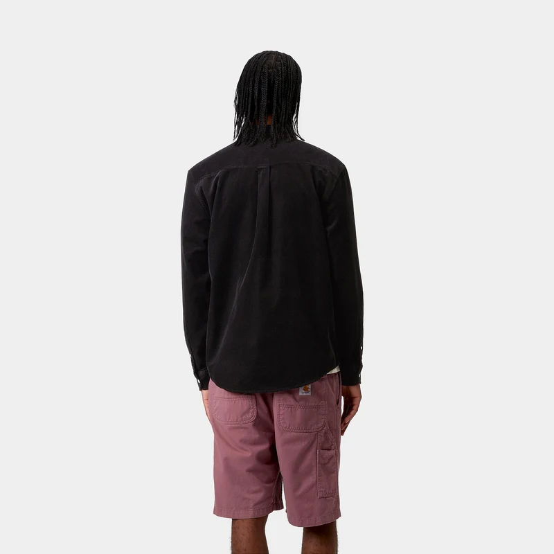 Carhartt WIP Herren Madison Feincordhemd - Schwarz