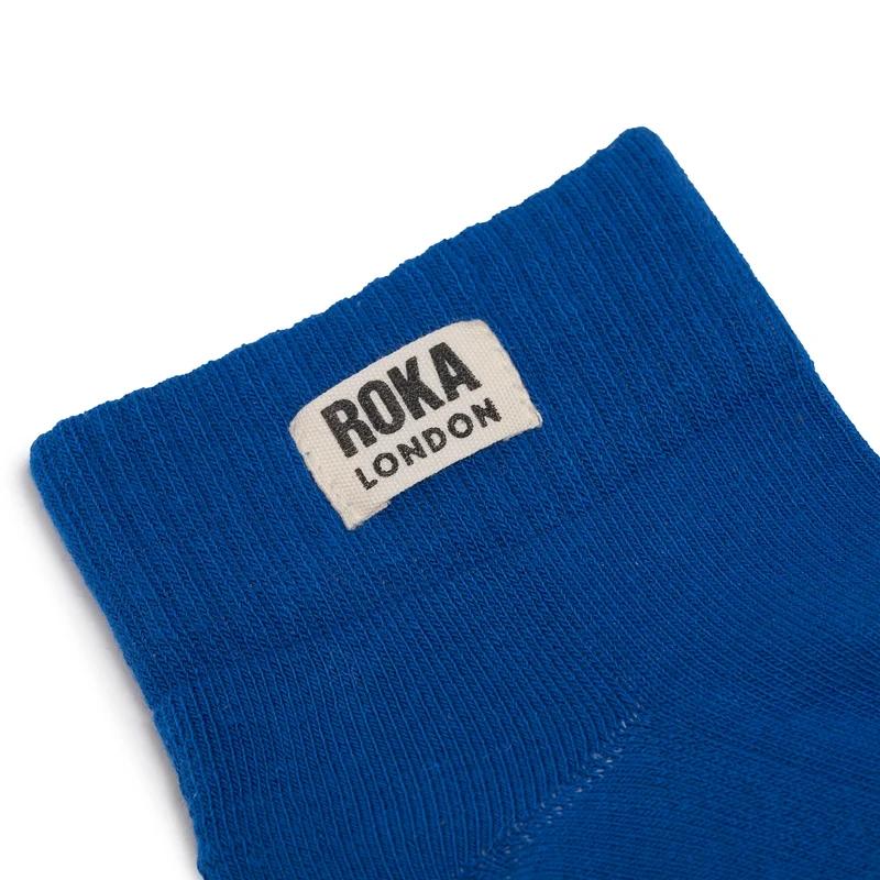 ROKA Wembley Kurze Socken aus Bio-Baumwolle - Hellblau