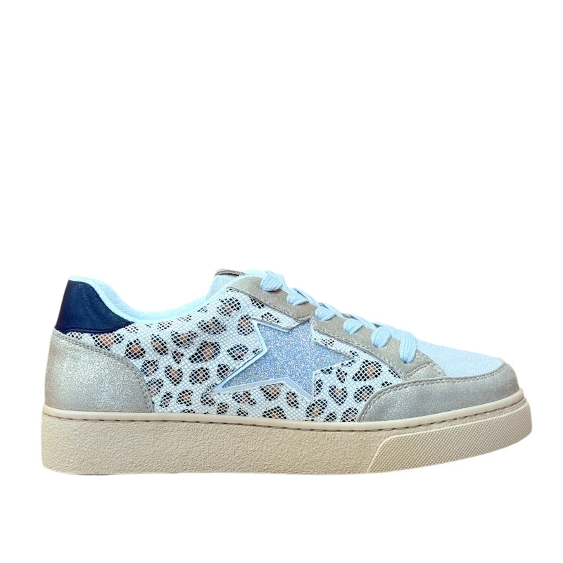 Drilleys Fifty-Nine Damen-Sneaker – Cheetah Sparkle
