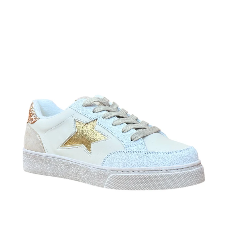 Drilleys Fifty-Eight Damen-Sneaker – Whipped Gold