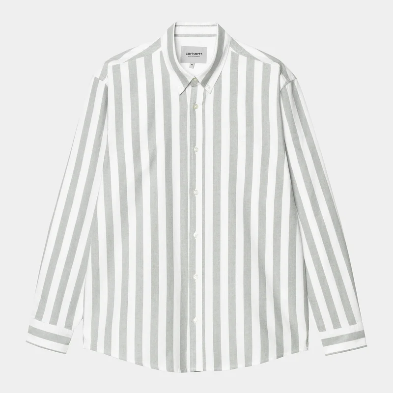 Carhartt WIP Dillion Streifenhemd für Herren - Weiß