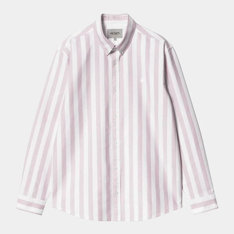 Carhartt WIP Herren-Dillion-Streifenhemd – Hortensia