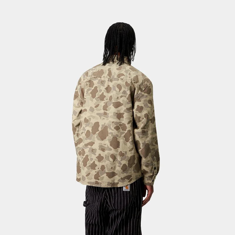 Carhartt WIP Herren-Ententarnhemd - Desert Stone Washed