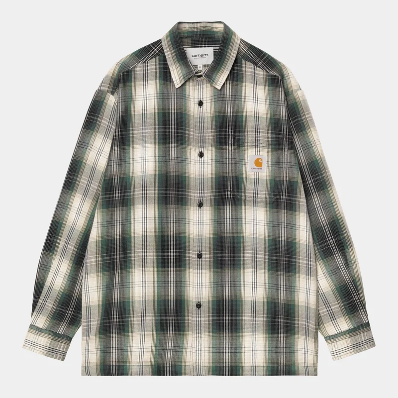 Carhartt WIP Blanton Karohemd für Herren - Malachit