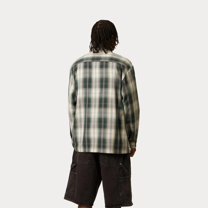 Carhartt WIP Blanton Karohemd für Herren - Malachit