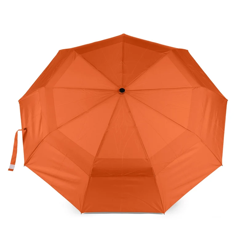 ROKA Waterloo Regenschirm aus recyceltem Nylon in gebranntem Orange