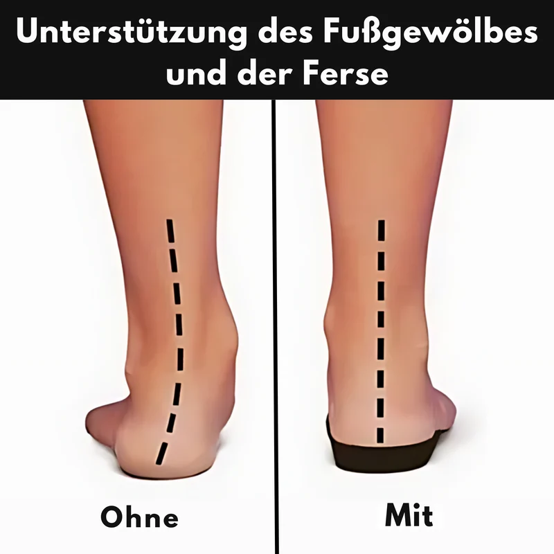 Damen Orthopädische Schuhe mit dämpfender Sohle und elastischem Einstieg