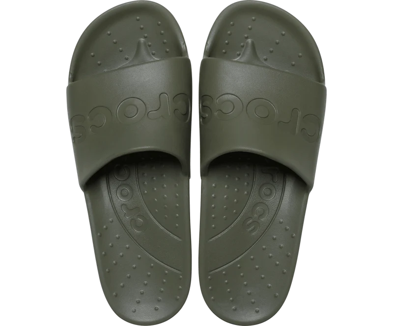 CROCS Unisex Crocs Pantolette - Armeegrün