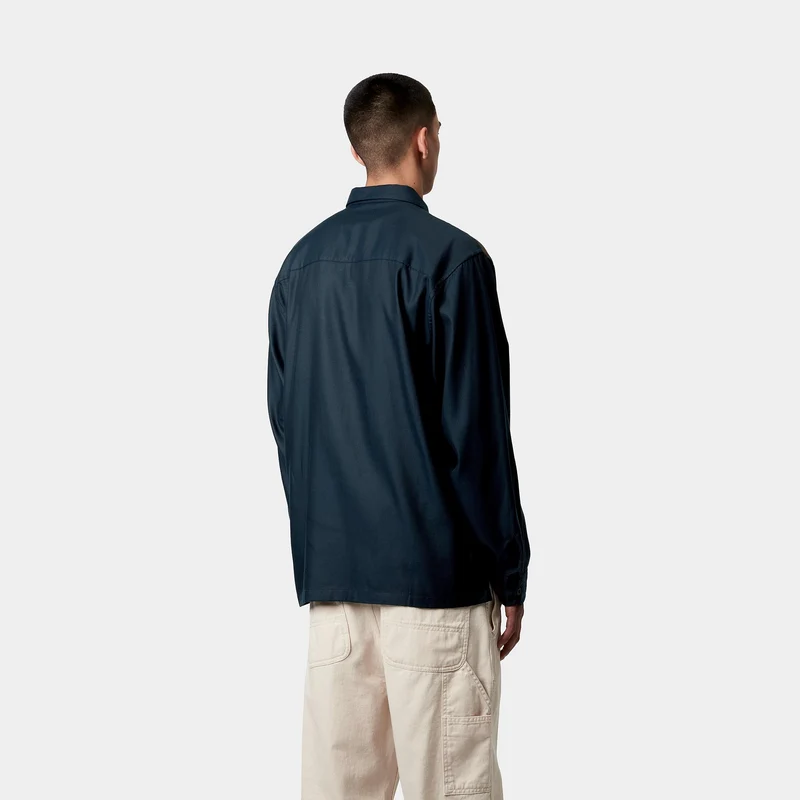 Carhartt WIP Herren Delaney Streifenhemd - Mizar / Liberica