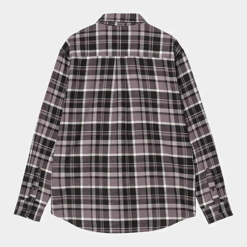 Carhartt WIP Herren Fendrick Karohemd - Schwarz