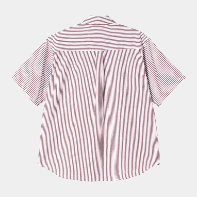 Carhartt WIP Gestreiftes Phelps-Hemd für Herren - Mulberry