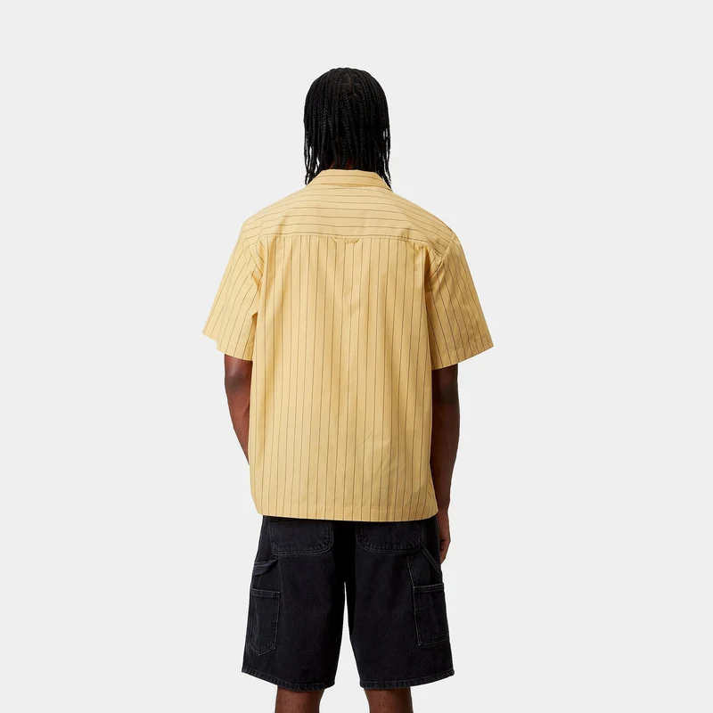 Carhartt WIP Herren Hendry Seaton Streifenhemd - Stroh