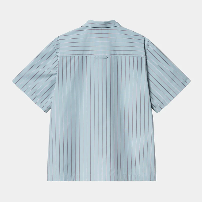 Carhartt WIP Herren Hendry Seaton Streifenhemd - Frosted Blue