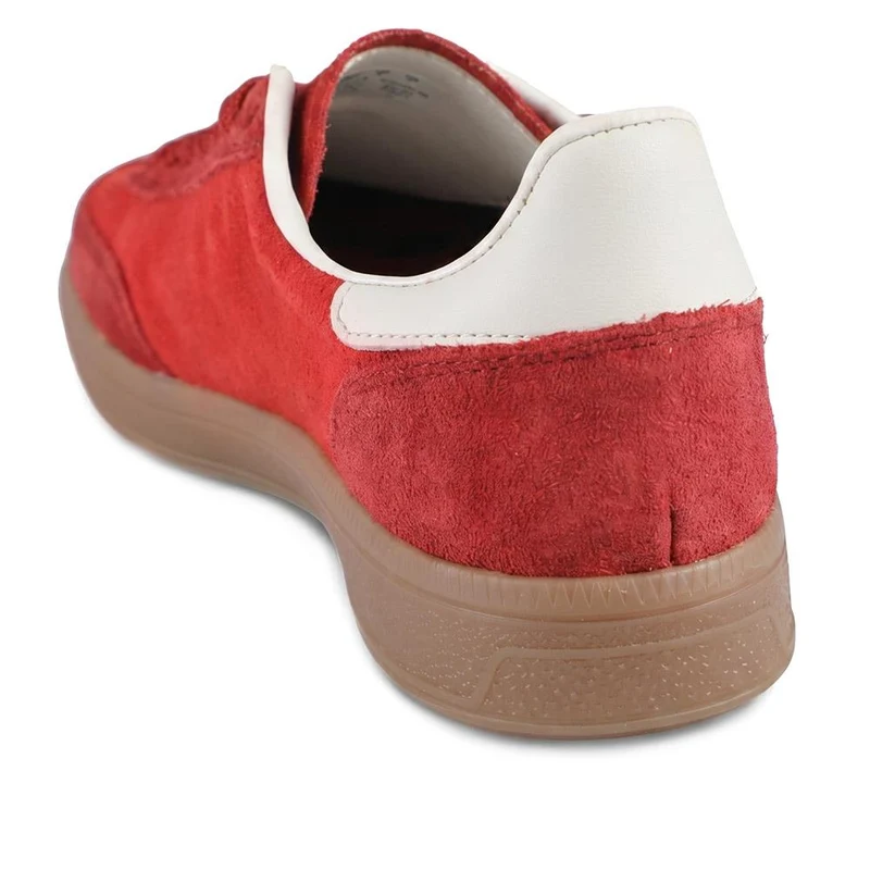 Rieker Sporty Gum Sole Lace Up Trainers - RKR43030 / 330 196 - Red