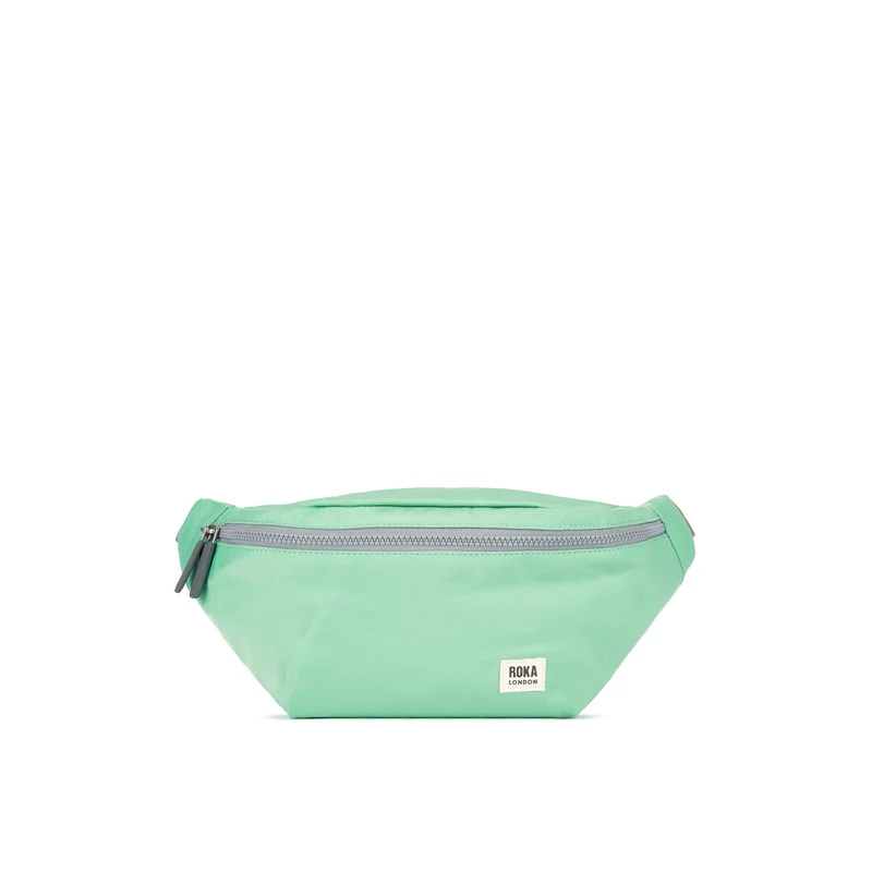 ROKA Jubilee Medium Tasche aus recyceltem Nylon – Matcha