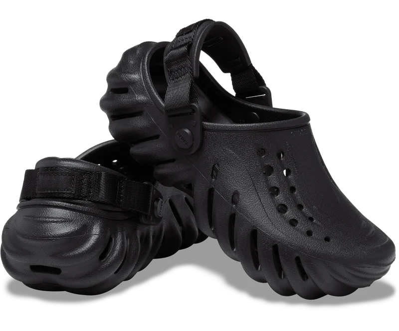 Crocs Kinder Echo Clog - Schwarz