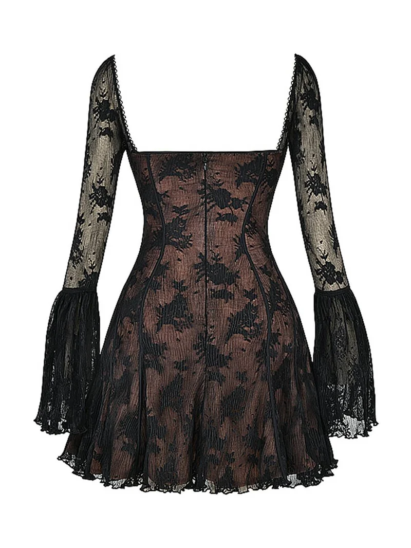 Elegantes luxuriöses Minikleid