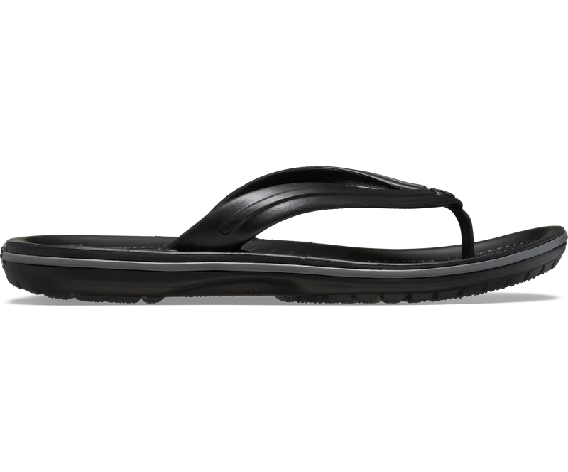 CROCS Unisex Crocband Flip Flop - Schwarz / Schiefergrau