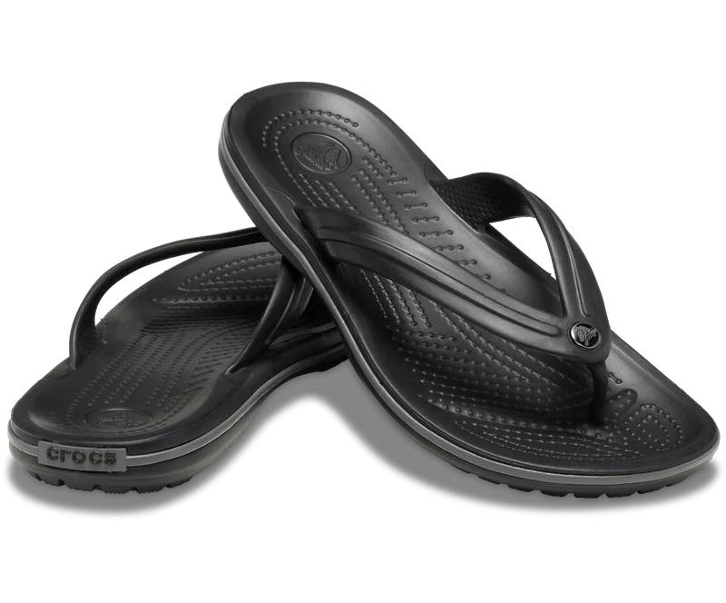 CROCS Unisex Crocband Flip Flop - Schwarz / Schiefergrau
