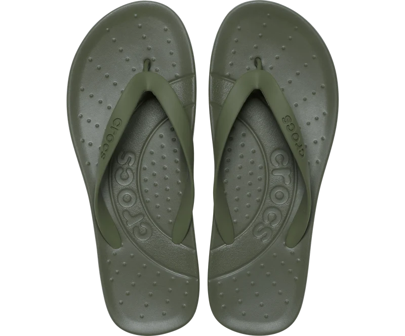 CROCS Unisex Crocs Flip-Flop - Armeegrün