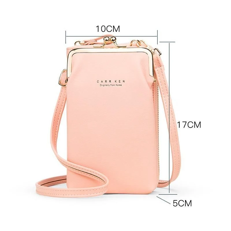 Crossbody Handytasche für Damen aus PU Leder