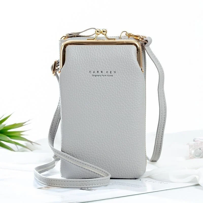Crossbody Handytasche für Damen aus PU Leder