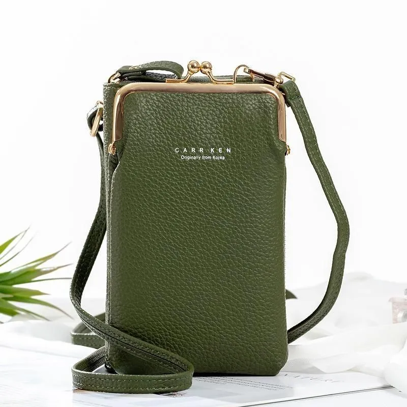 Crossbody Handytasche für Damen aus PU Leder