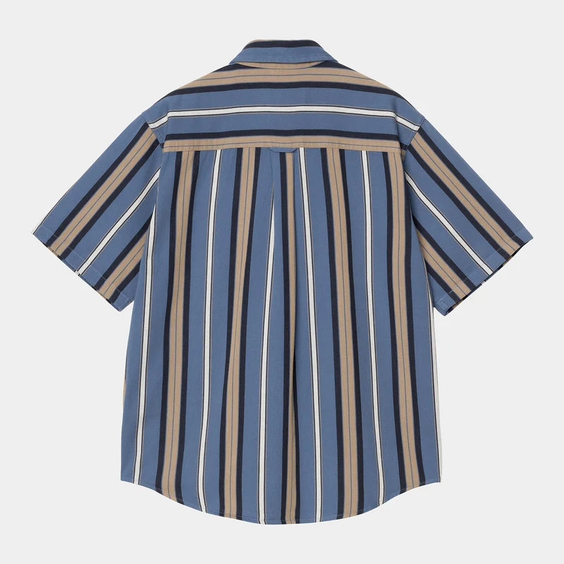 Carhartt WIP Jarrell Gestreiftes Hemd für Herren - Blaue Iris