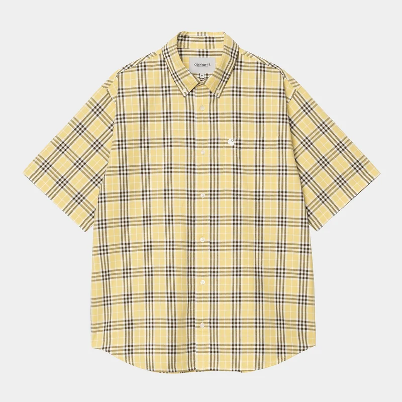 Carhartt WIP Herren-Karohemd Niven – Stroh