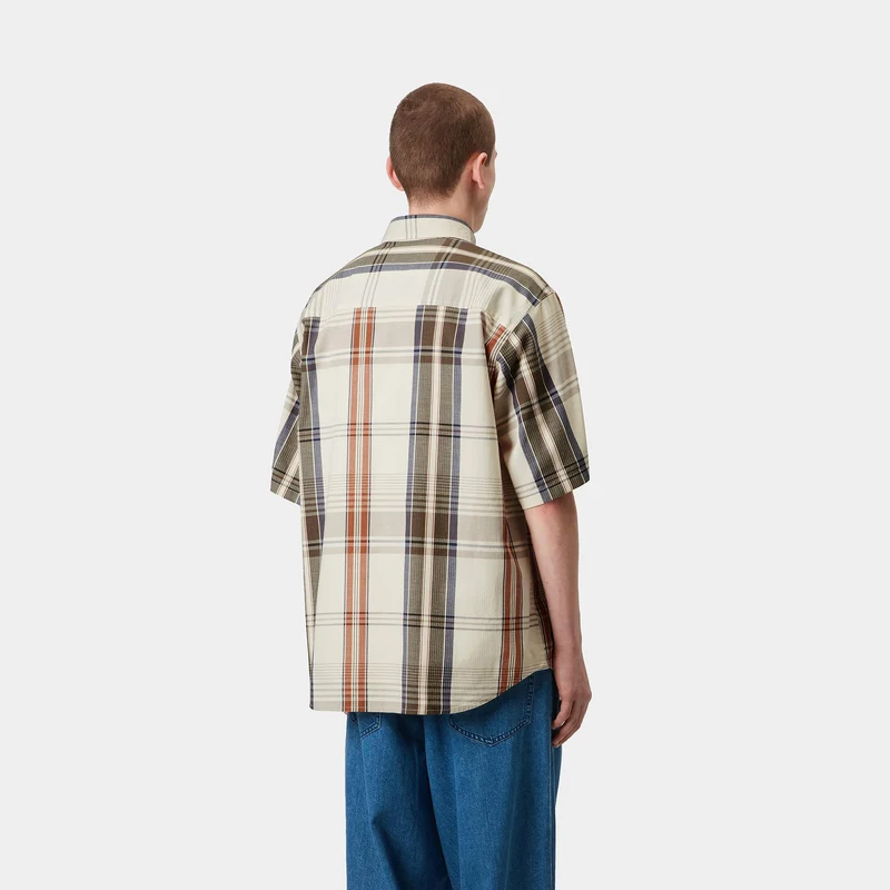 Carhartt WIP Herren Roslin Karohemd - Natur / Wachs