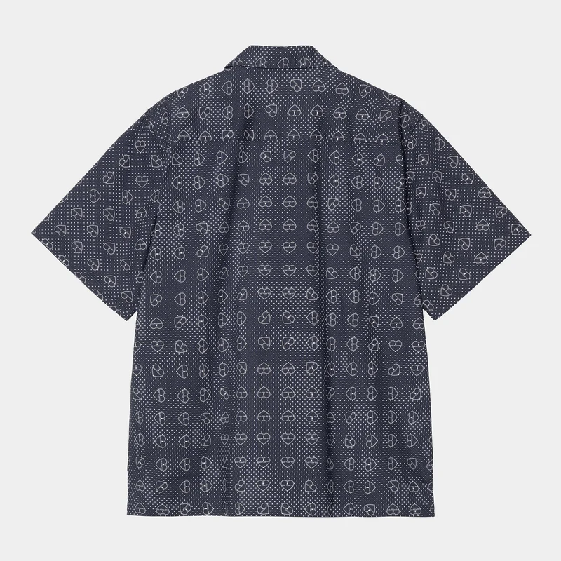 Carhartt WIP Herrenhemd mit Furoshiki-Print - Blau