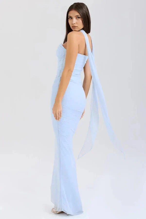 Hailey Ivory Champagne Toast Korsett-Top Trägerlos Satin Brautparty