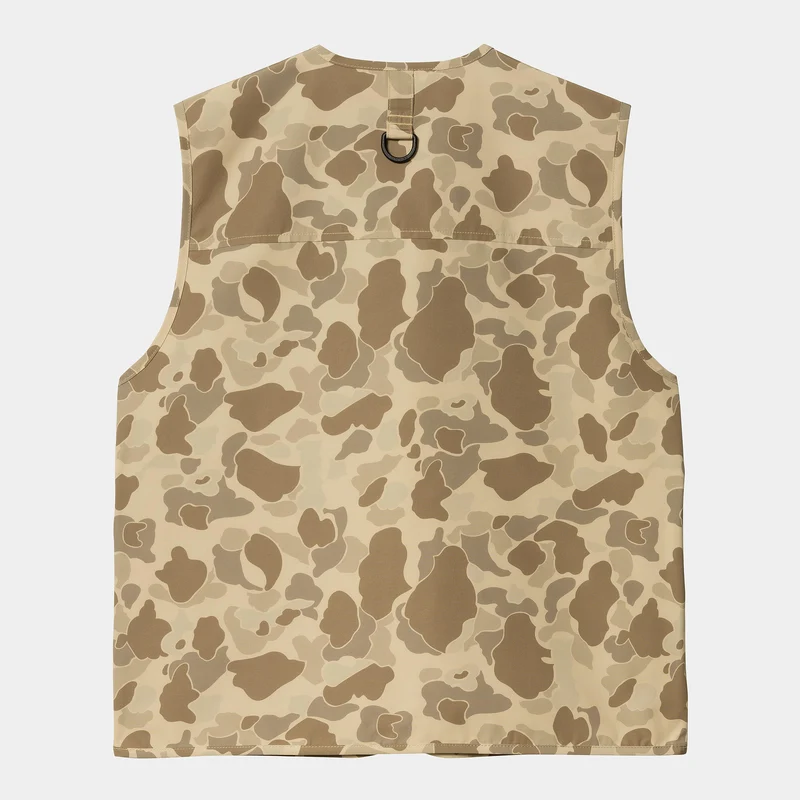 Carhartt WIP Herren Irwin Weste - Camo Duck Desert